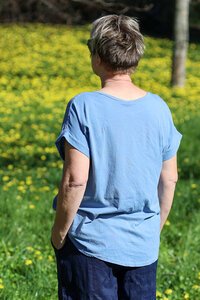 Wednesday Lulu Foil Animal Print Top
