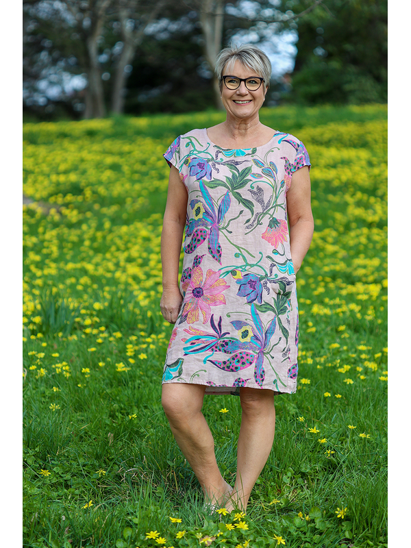 Wednesday Lulu Rib Panel Dress