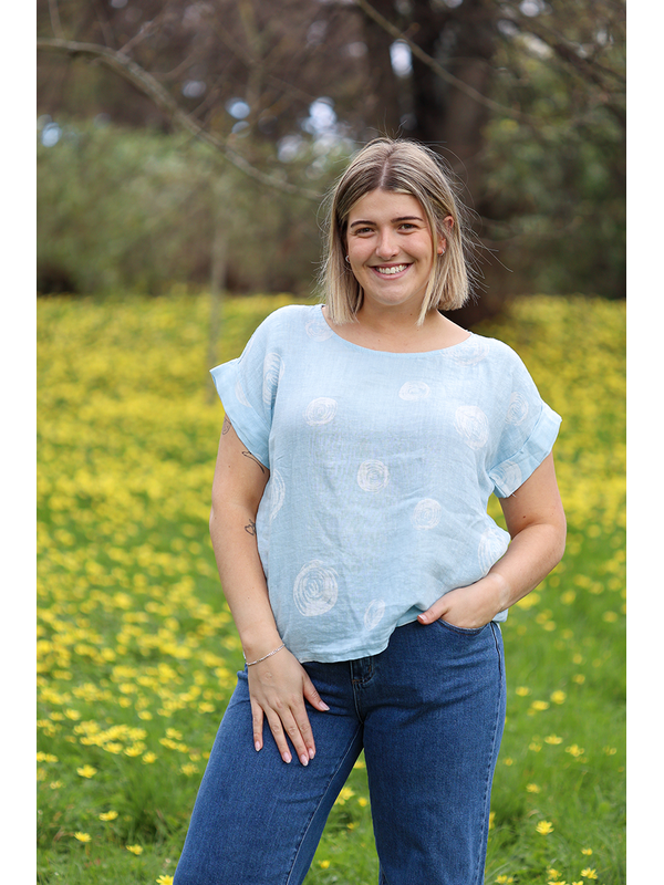 Wednesday Lulu Swirl Top