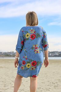 Wednesday Lulu Rib Panel LS Cocoon Dress