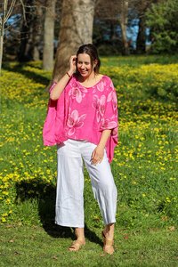 Wednesday Lulu Floral Layer Top