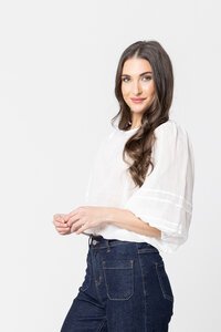 Leila + Luca Fateful Puff Sleeve Top