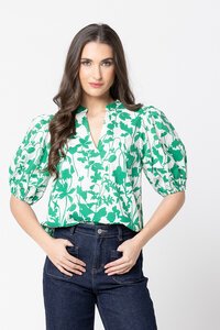 Seeking Lola Lush Shadow Vacation Top