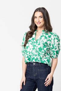 Seeking Lola Lush Shadow Vacation Top