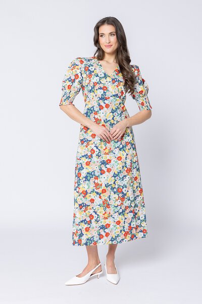 Seeking Lola Florence Poppy Field Dress-shop-by-label-Hello Cyril.