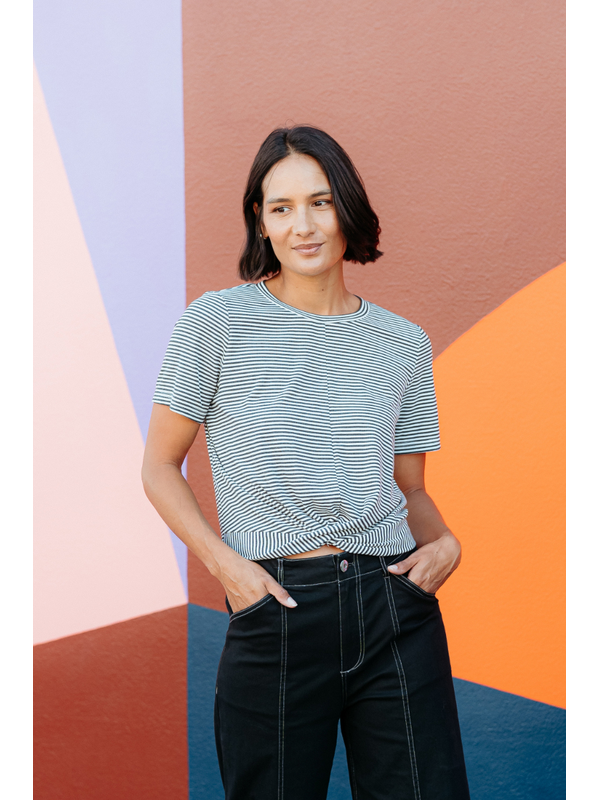 Et Alia Stripe Twist Tee