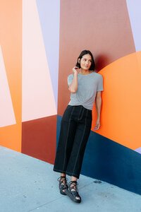 Et Alia Stripe Twist Tee