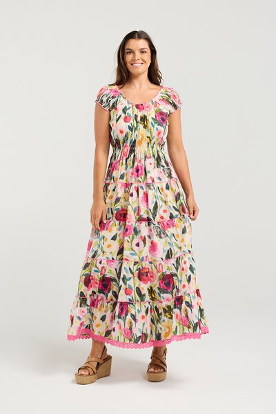 Nmbr Rose Jazz Maxi Dress-shop-by-label-Hello Cyril.