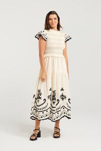 Nmbr Rose Tuscan Florals Mia Dress