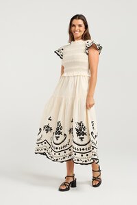 Nmbr Rose Tuscan Florals Mia Dress