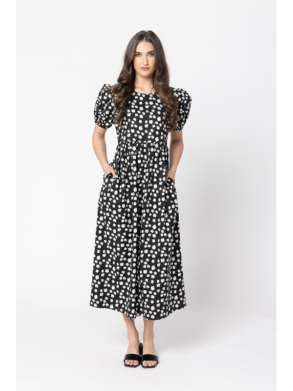 Leila + Luca Charlotte Daisy Lime Dress