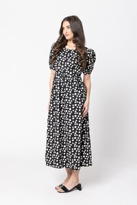 Leila + Luca Charlotte Daisy Lime Dress