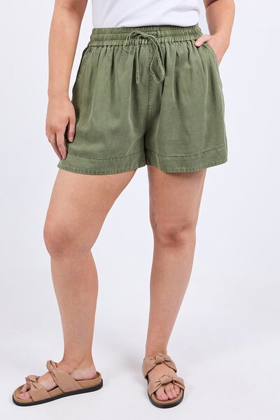 Elm Bliss Washed Short Clover-shop-by-style-Hello Cyril.