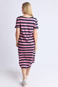 Elm Maeve Midi Stripe Dress