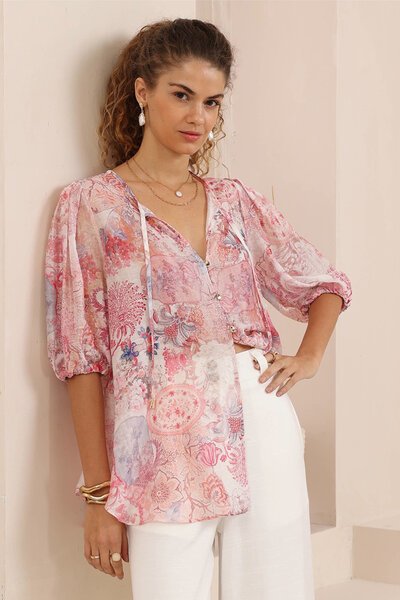 Iris Maxi Retreat Blouse-hc-new-Hello Cyril.