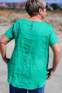 Preen Plain Swing Up Down Hem Top