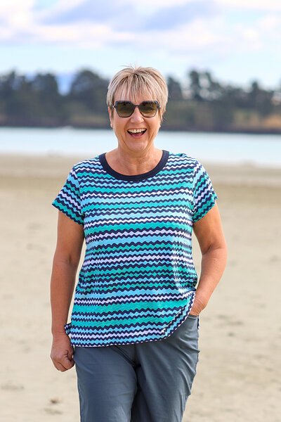 Foil Double Up Tee-lives-Hello Cyril.