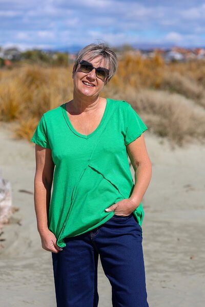 Foil Angle Divine Tee-shop-by-label-Hello Cyril.