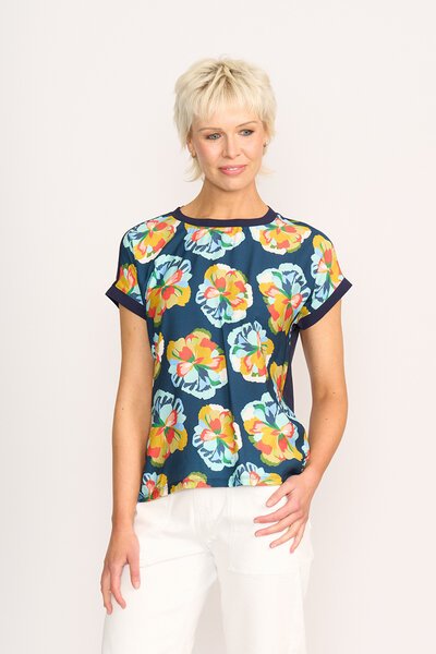 Memo Contrast Trim Top-shop-by-label-Hello Cyril.
