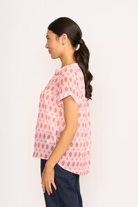 Memo Drop Hem Blouse