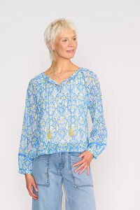 Memo Tassel Blouse