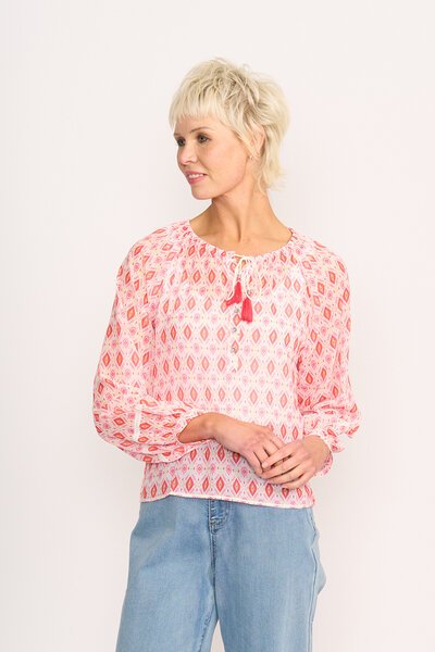 Memo Tassel Blouse-shop-by-style-Hello Cyril.