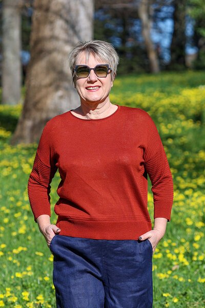 Oh Three Contrast Knit Jumper-shop-by-label-Hello Cyril.