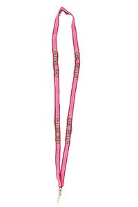 Zoda Beaded Pink Lanyard