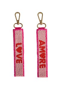 Zoda Beaded Keychain Love Amore