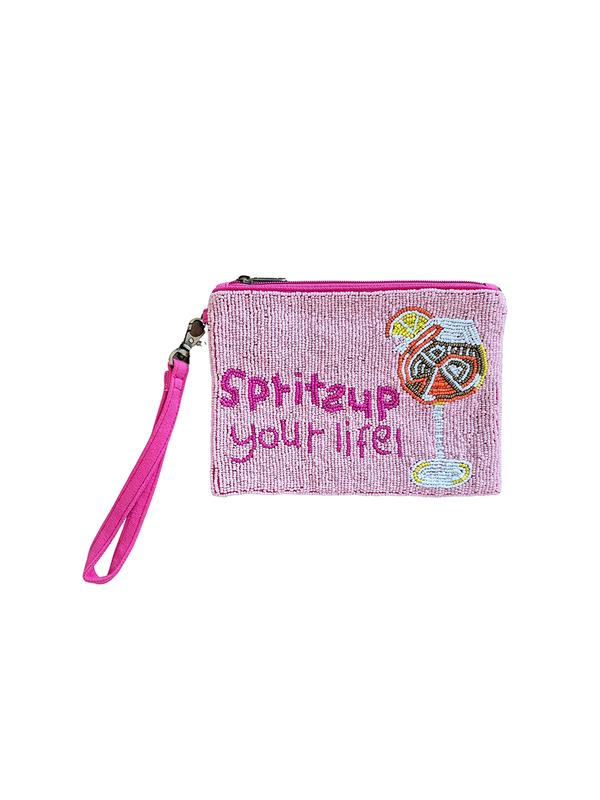 Zoda Beaded Pouch
