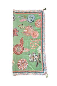 Zoda Pure Cotton Green Scarf