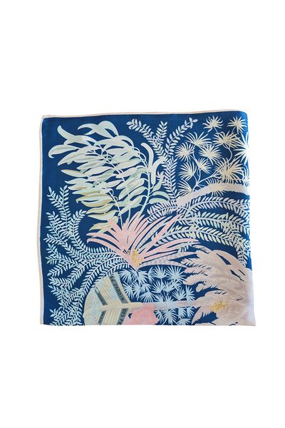 Zoda Satin Blue Scarf-hc-new-Hello Cyril.