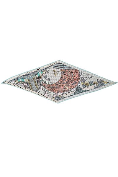 Zoda Satin White Scarf-hc-new-Hello Cyril.
