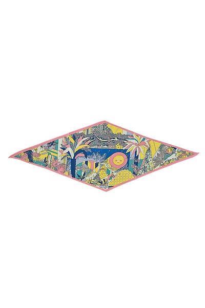 Zoda Satin Yellow Scarf-hc-new-Hello Cyril.