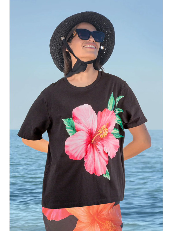 Curate Hibiscus Of Time Tee