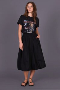 Storm Elastic Bubble Hem Skirt