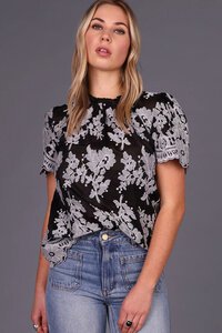 Storm Embroided Rush Top