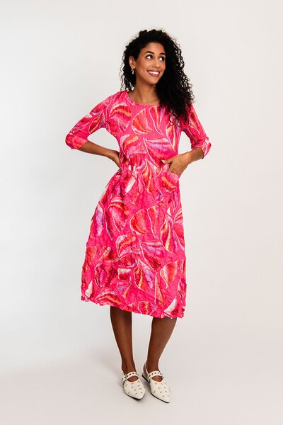 Alquema 3-4 Sleeve Smash Pocket Dress-shop-by-label-Hello Cyril.