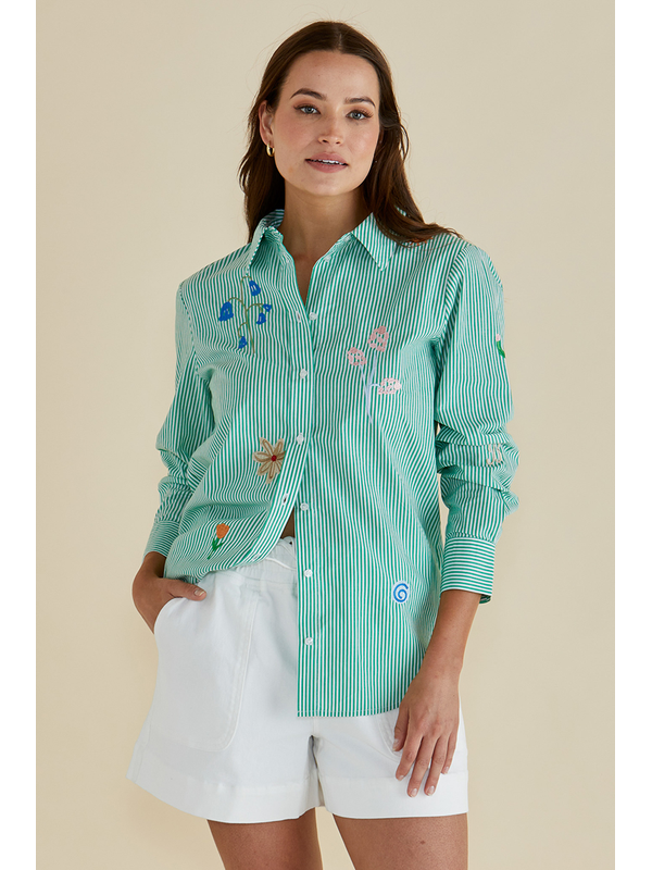 Betty Basics Kimmie Floral Shirt