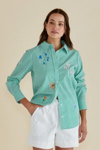 Betty Basics Kimmie Floral Shirt