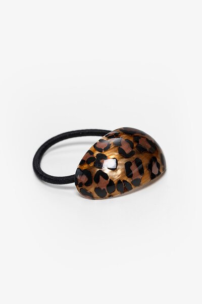 Antler Dark Cheetah Cuff Hair Tie-hc-new-Hello Cyril.