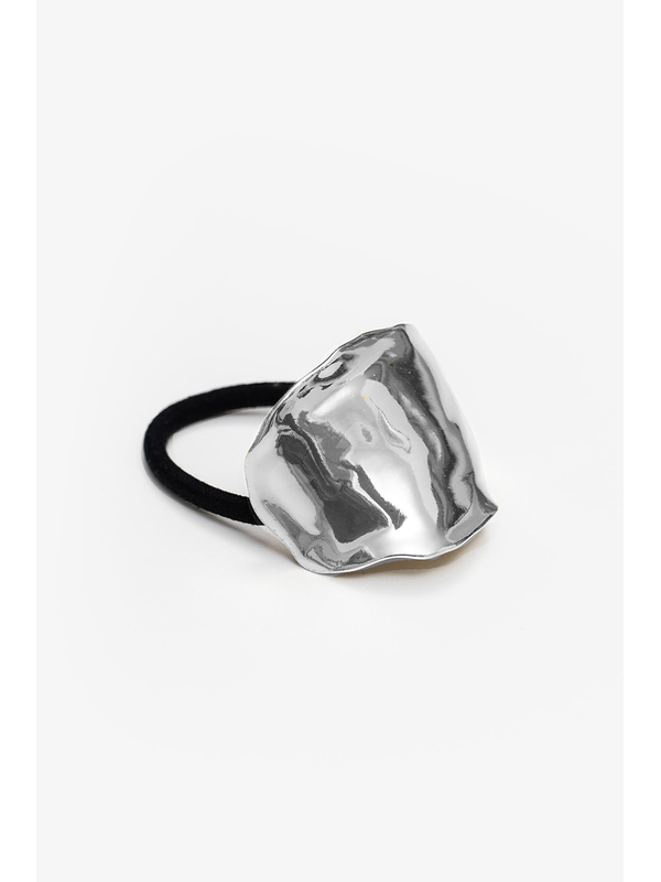 Antler Textured Silver Hair Cuff