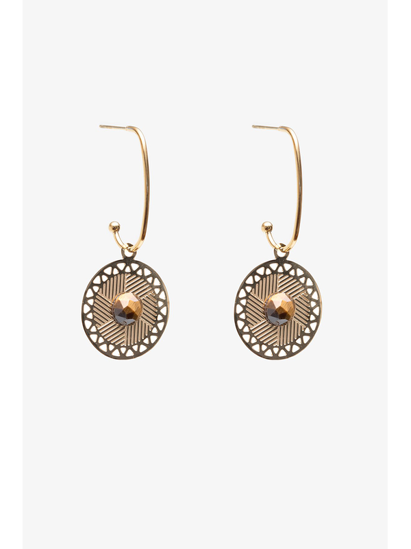 Antler Eyes Of The Sun Earring