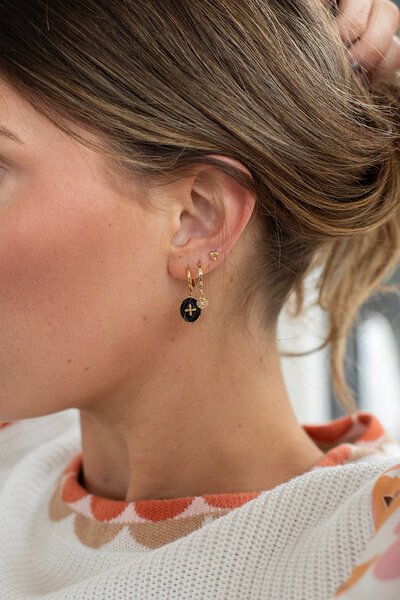 Antler Black X Earring-hc-new-Hello Cyril.