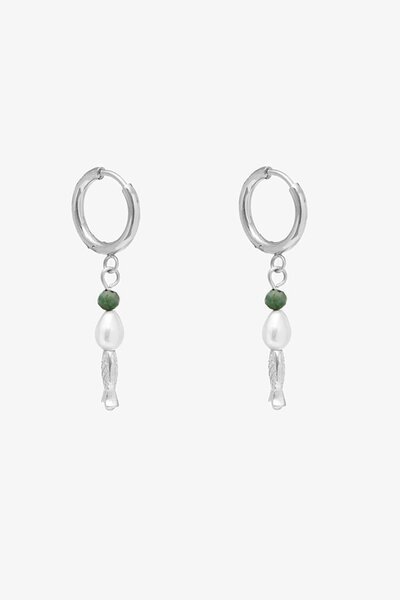 Antler Pearl Fish Earring-hc-new-Hello Cyril.