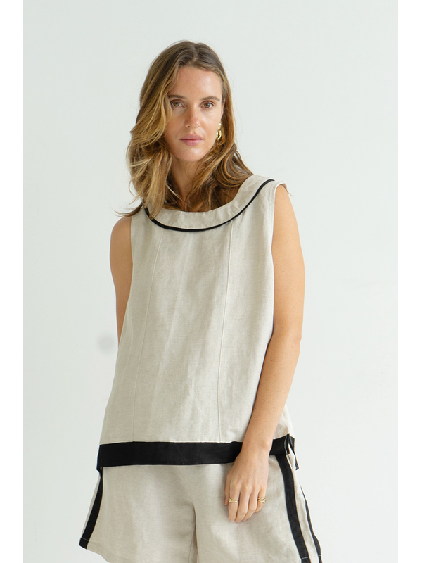 Worthier Linen Blend Vest