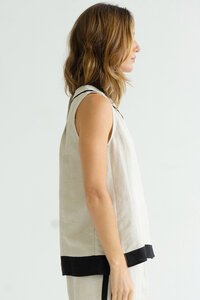 Worthier Linen Blend Vest