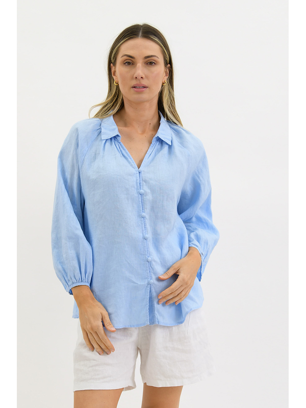 Worthier Maia Linen Blouse