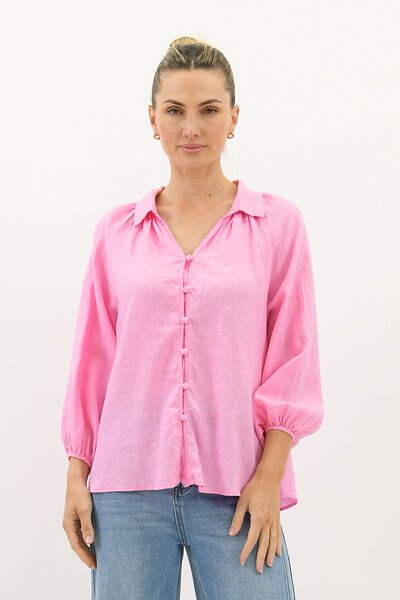 Worthier Maia Linen Blouse-lives-Hello Cyril.