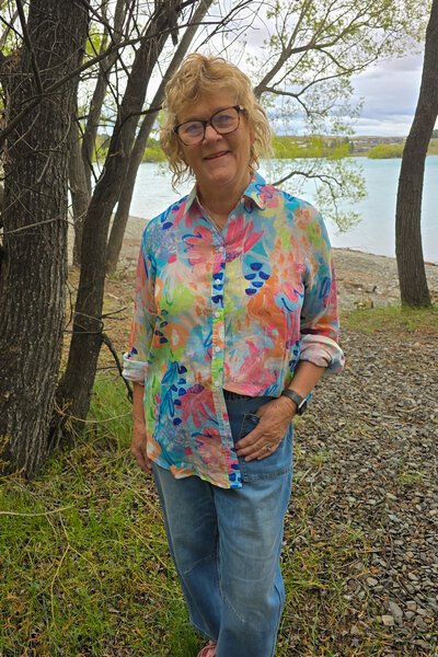 Worthier Asta Linen Print Top-lives-Hello Cyril.